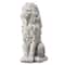 Glitzhome® 27.75" MGO Guardian Sitting Lion Garden Statue
